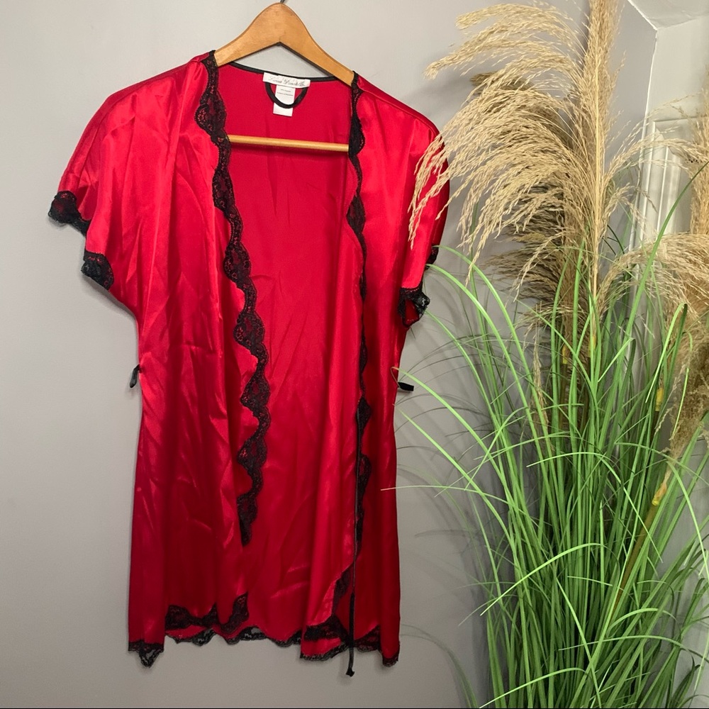 Linea Donatella Lace Robe - Picture 3 of 8